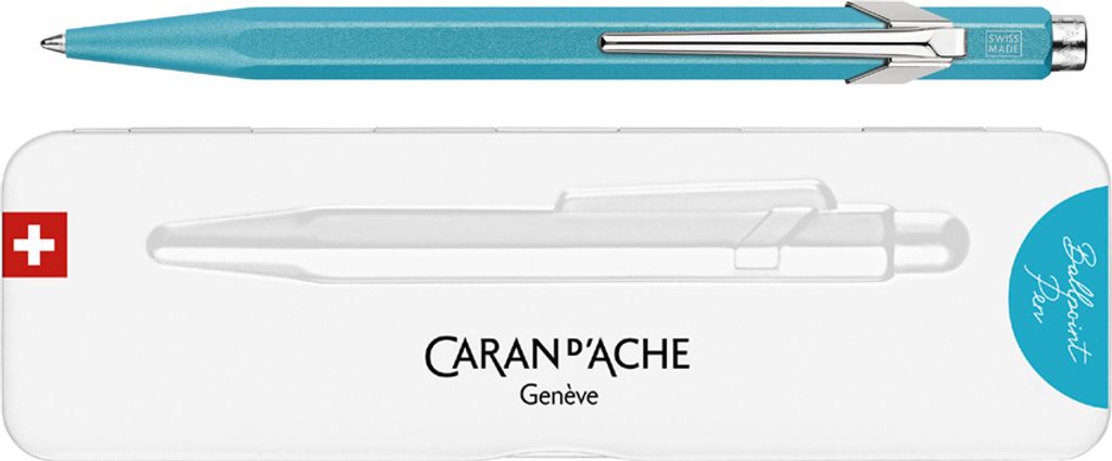 CARAN D'ACHE Druckkugelschreiber 849 Colormat-X türkisblau