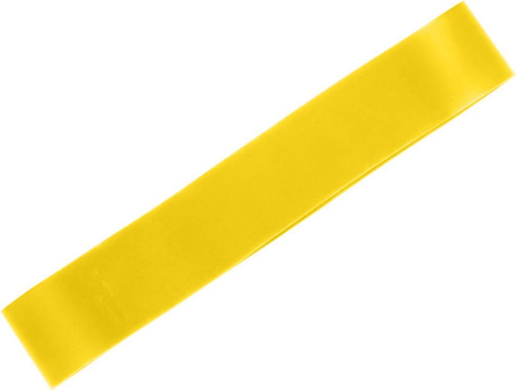 Elastische Widerstandsbänder für Yoga, Fitnessstudio, Heimtraining, Knöchel- und Beindehnung, gelb