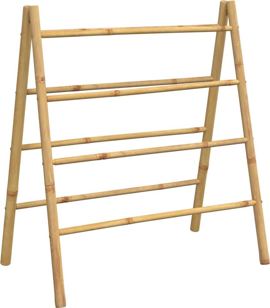 vidaXL Dvojitý rebrík na uteráky so 4 priečkami 90x50x100 Obrázok produktu 