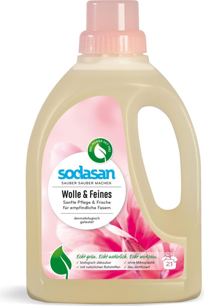 SODASAN Magnolia Woll- und Feinwaschmittel Produktbild 
