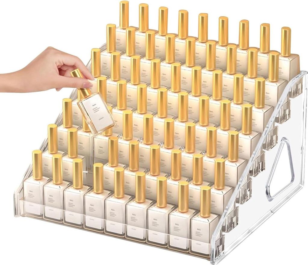 Display Stand Organiser Für Kosmetik Lacke Parfüm Behälter 7 Fächer