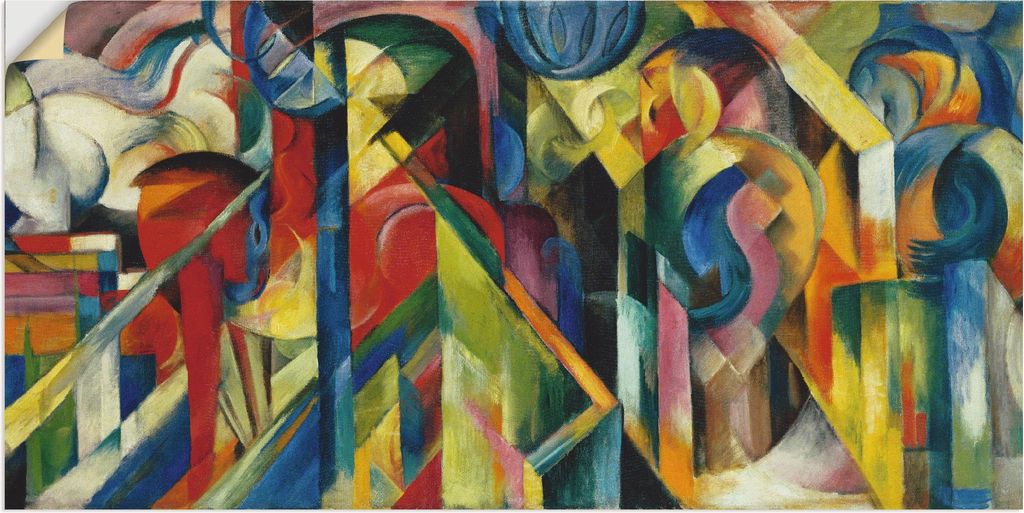 ARTland Wandbild, selbstklebend Stallungen. 1913 Größe: 60x30 cm