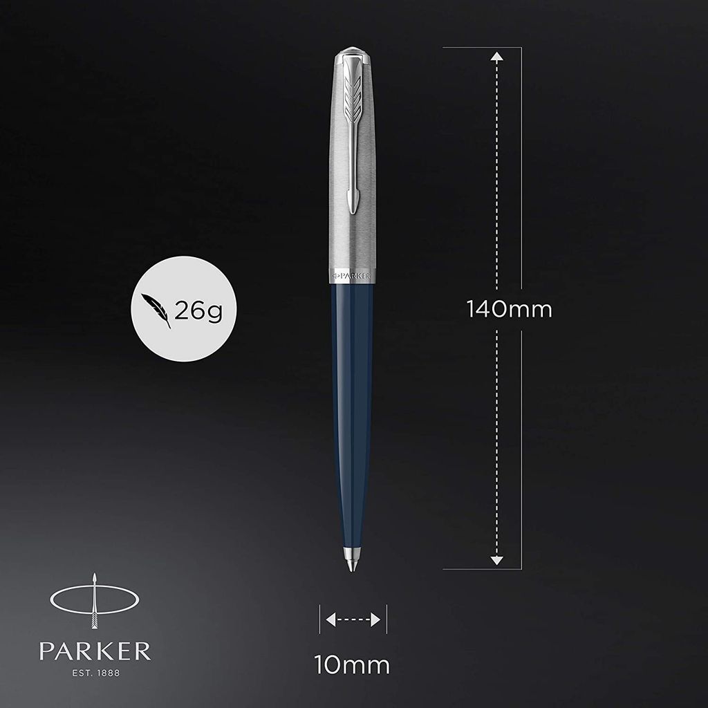 PARKER Kugelschreiber 51 Midnight Blue C.C. schwarz M Image du produit 