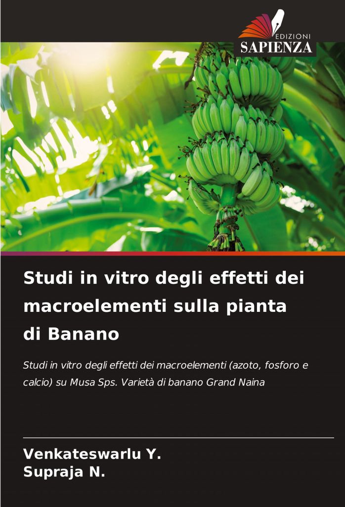 Studi in vitro degli effetti dei macroelementi sulla pianta di Banano