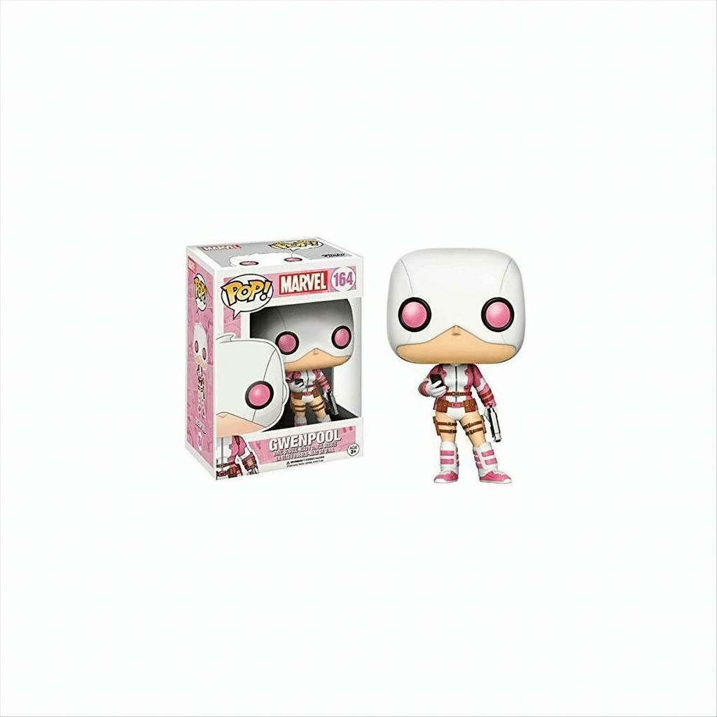 FUNKO POP CULTURE MARVEL GWENPOOL MIT MASKE, WAFFE UND TELEFON LE VINYL-FIGUR NEU! Funko