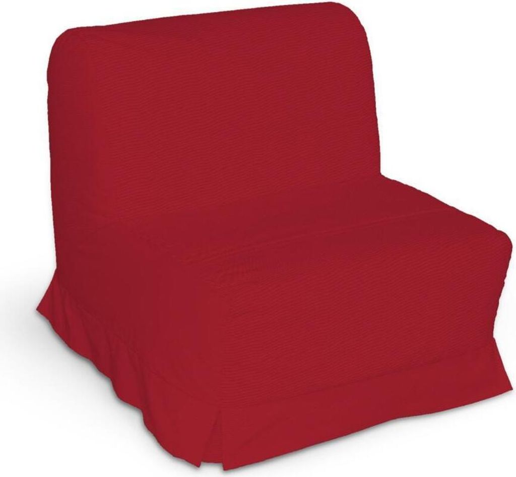 Dekoria Bezug für Lycksele Sessel mit Kellerfalten, rot, Bezug für Lycksele Sessel