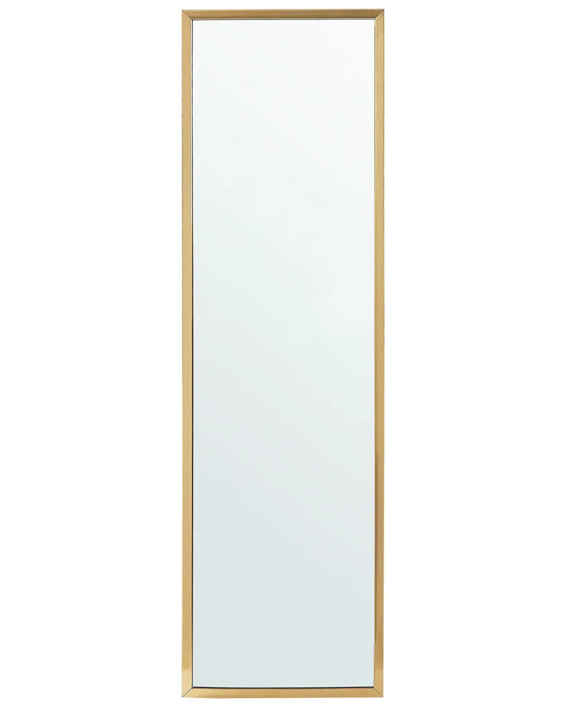 Miroir psyché doré 40 x 140 cm style moderne pour chambre et dressing