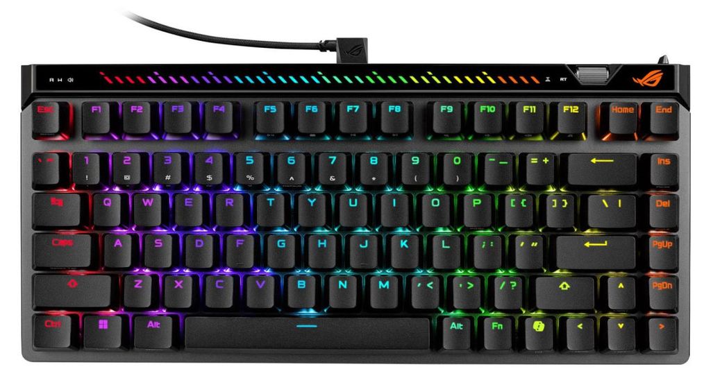 ASUS ROG Falchion Ace, 65%, Kabelgebunden, USB, Mechanischer Switch, RGB-LED, Schwarz