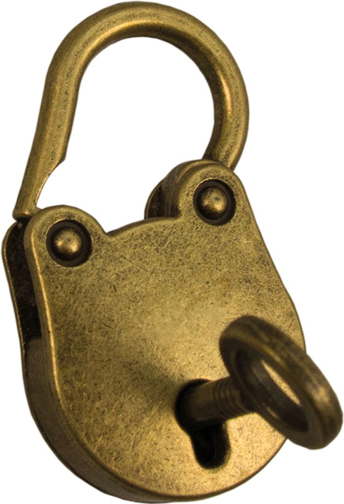 Truhenschloss gold Produktbild 