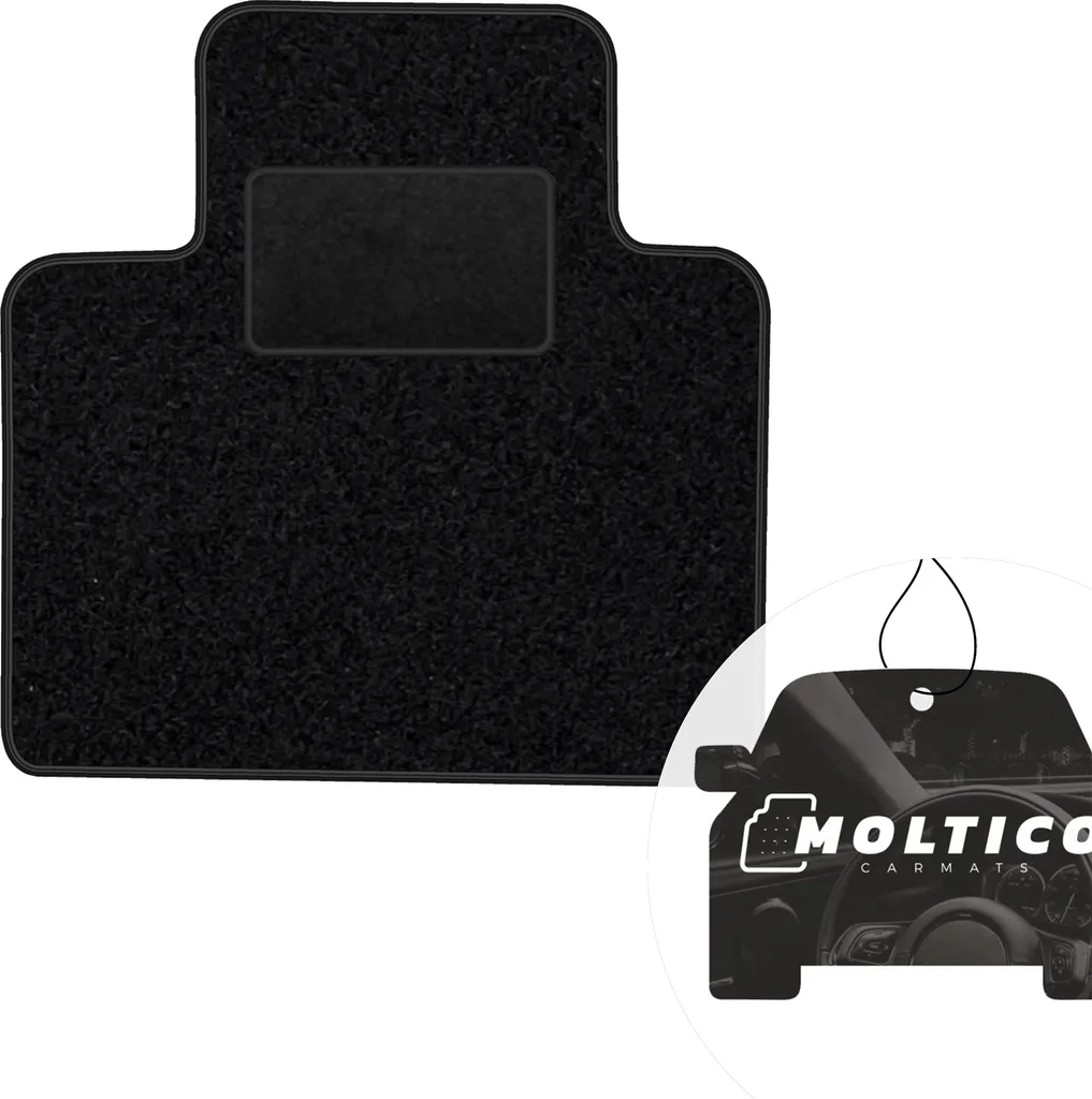 Tappetino Elegante per Renault Zoe - moto-MOLTICO Velours Nero 1pz
