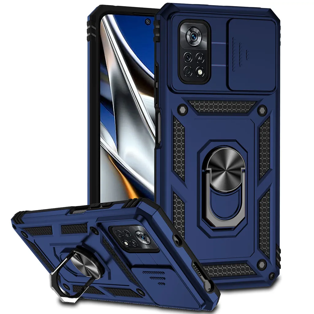 Custodia Soft Armor Per Xiaomi Poco X4 Pro 5G, TPU 1,5 Mm Con Angoli Rinforzati E Protezione Fotocamera, Trasparente - 2