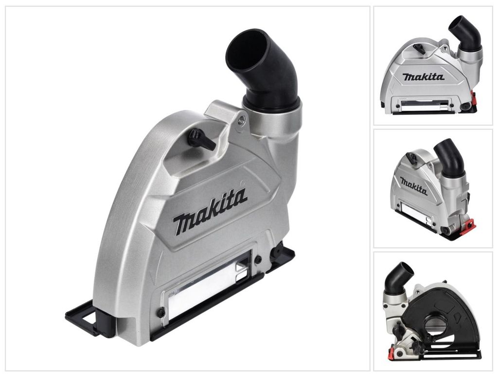 Makita 196845-3, Staubabsaugungsabdeckung, Makita, Schwarz, Produktbild 
