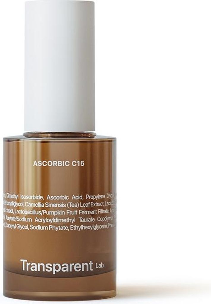 Transparent Lab Ascorbic C15 30 ml - aufhellendes Anti-Aging-Serum