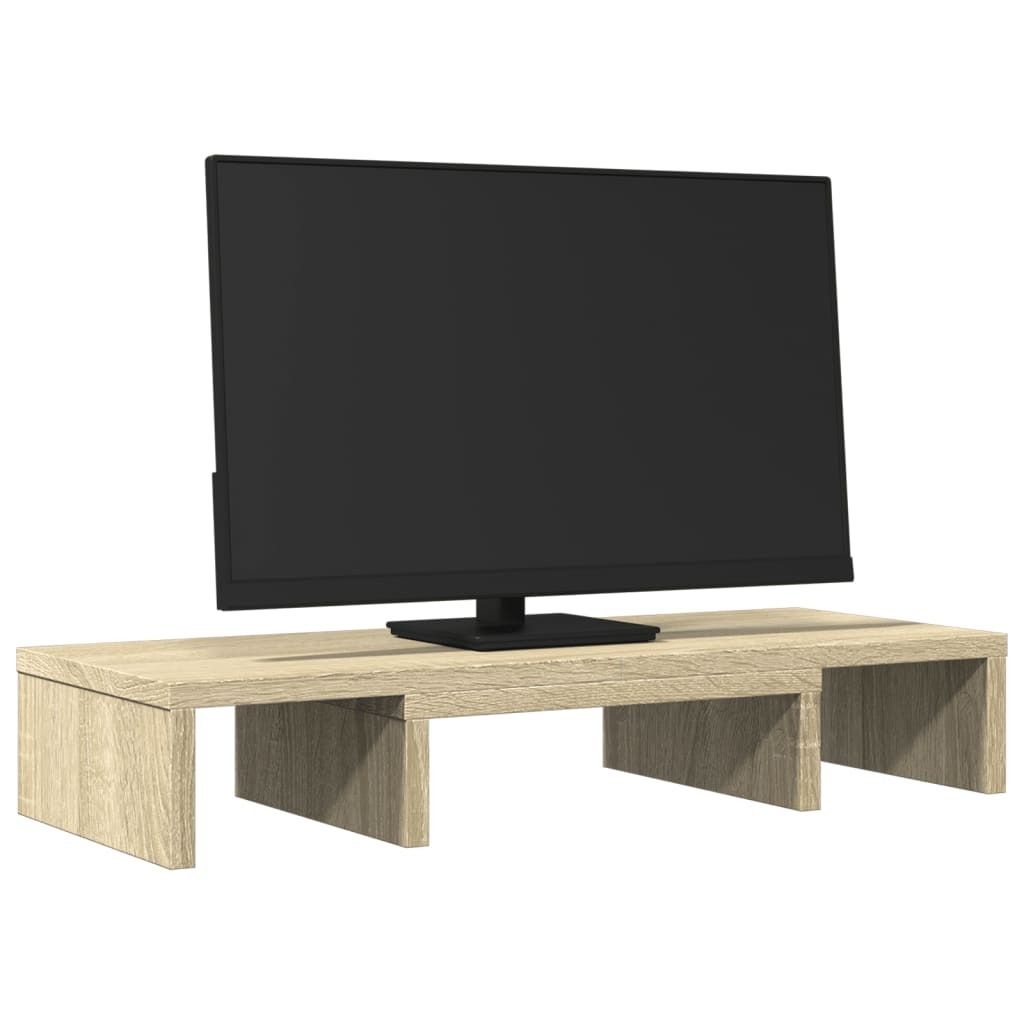Eleganter Möbel Monitorständer Verstellbar Sonoma-Eiche 60x24x10,5cm - Computertische CJG507247 - Computertische