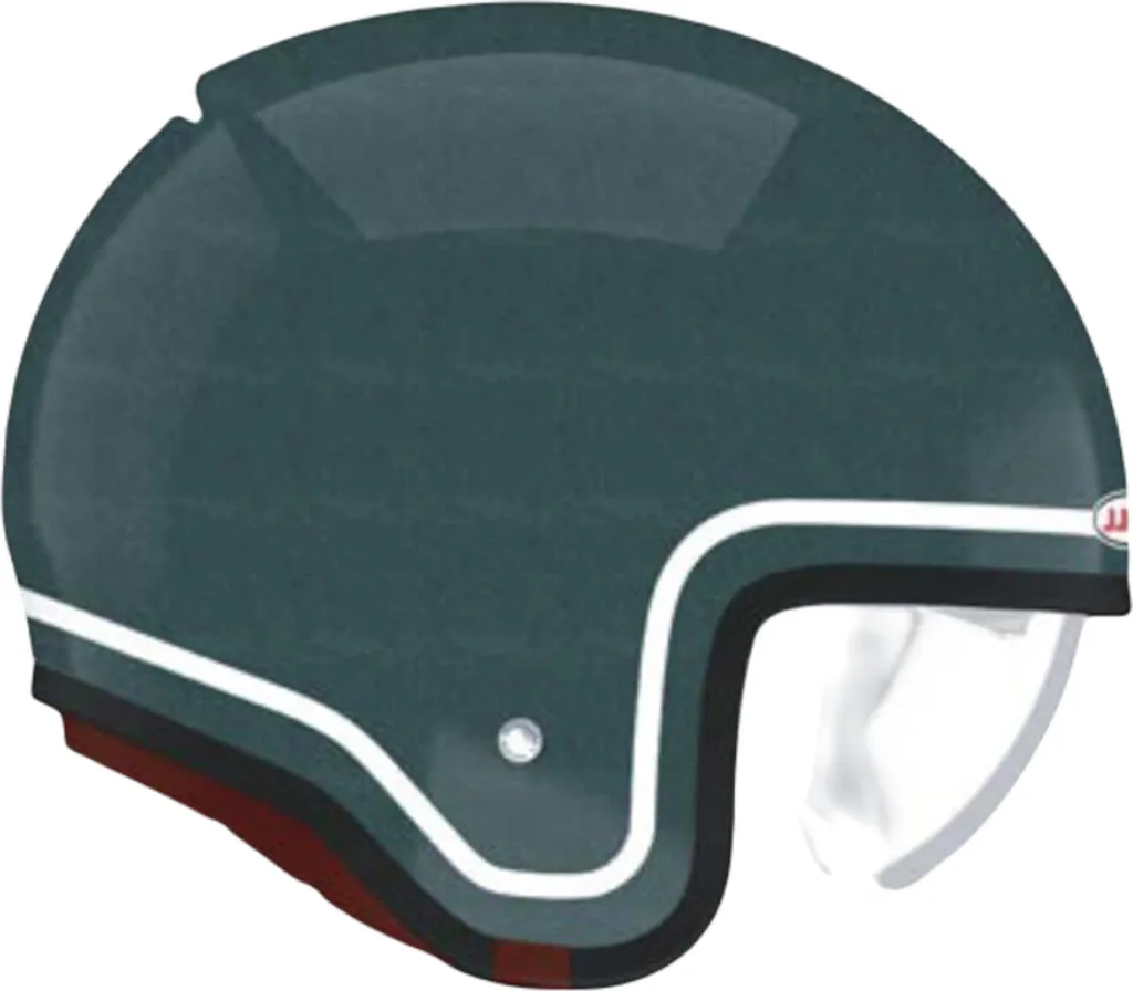 Casque jet Bell TX501 Classic bleu L pour moto vintage et scooter urbain