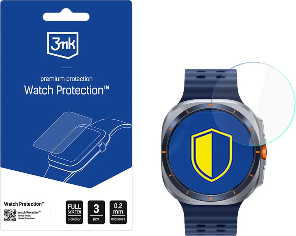 Samsung Galaxy Watch Ultra 2025 - Orologio di protezione 3Mk Flexibleglass