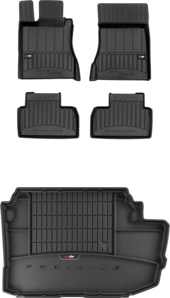 FROGUM 3D Gummimatten und Kofferraummatte für Mercedes S W220 1998-2005
