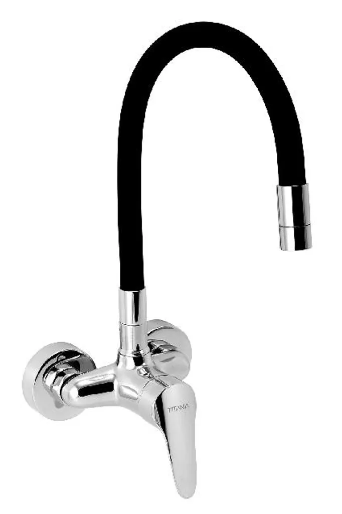 Miscelatore per lavello con braccio flessibile Titania Iris New chrome 94484,0C