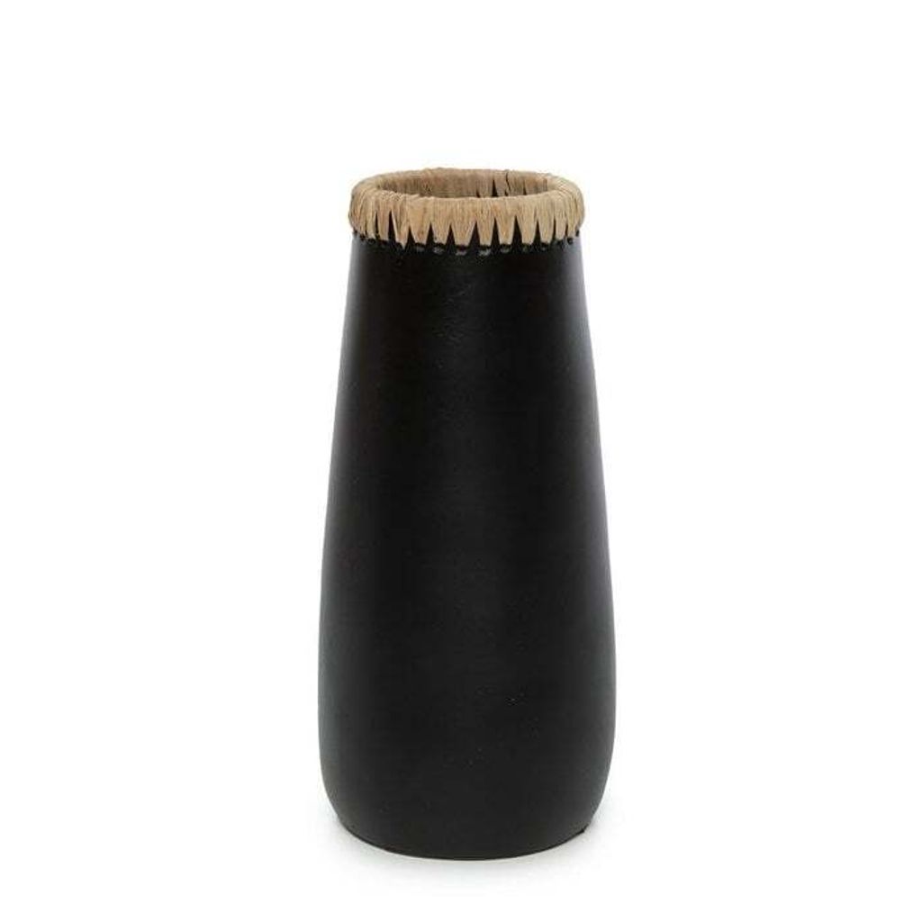 Bazar Bizar Die Sneaky Vase - Schwarz Natur - L