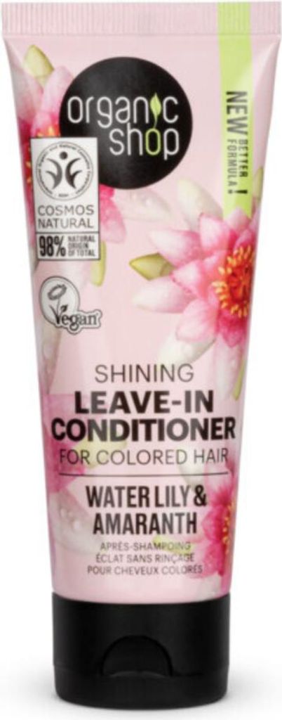 Organic Shop - Glänzender Leave-In Conditioner Wasserlilie & Amaranth - 75 ml - 1 Stück