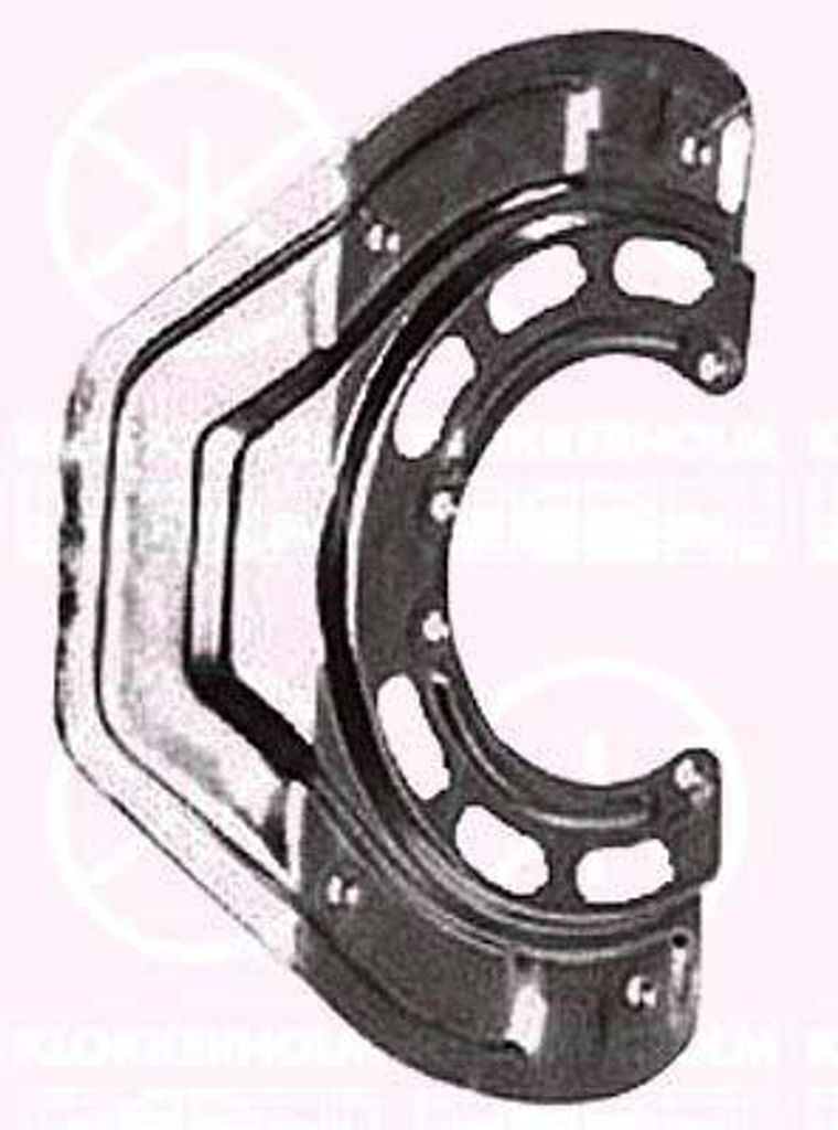 KLOKKERHOLM 5077379 Spritzblech, Bremsscheibe OE 0543068 kompatibel mit Vectra