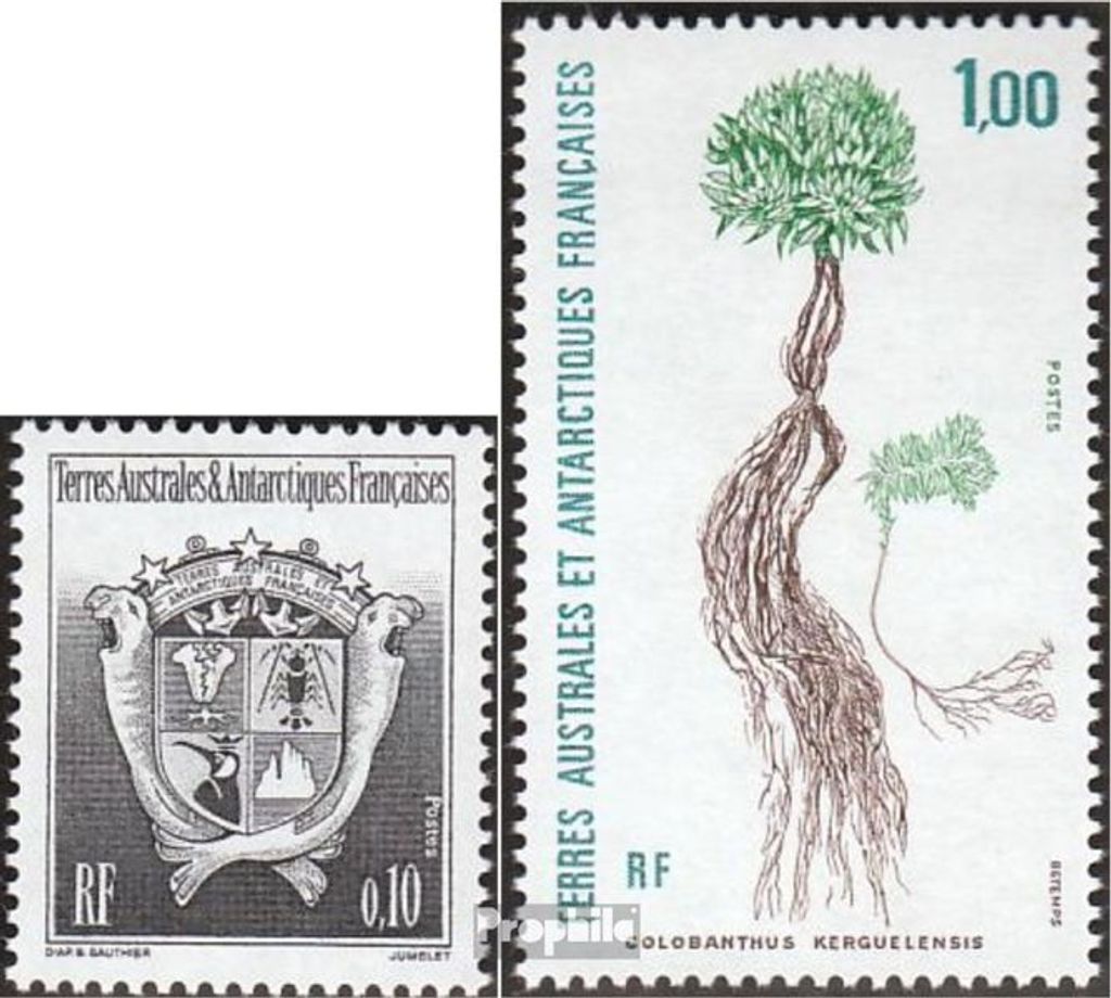 Briefmarken Französ. Gebiete Antarktis 1992 Mi 286,287 (kompl.Ausg.) postfrisch Freimarke: Wappen
