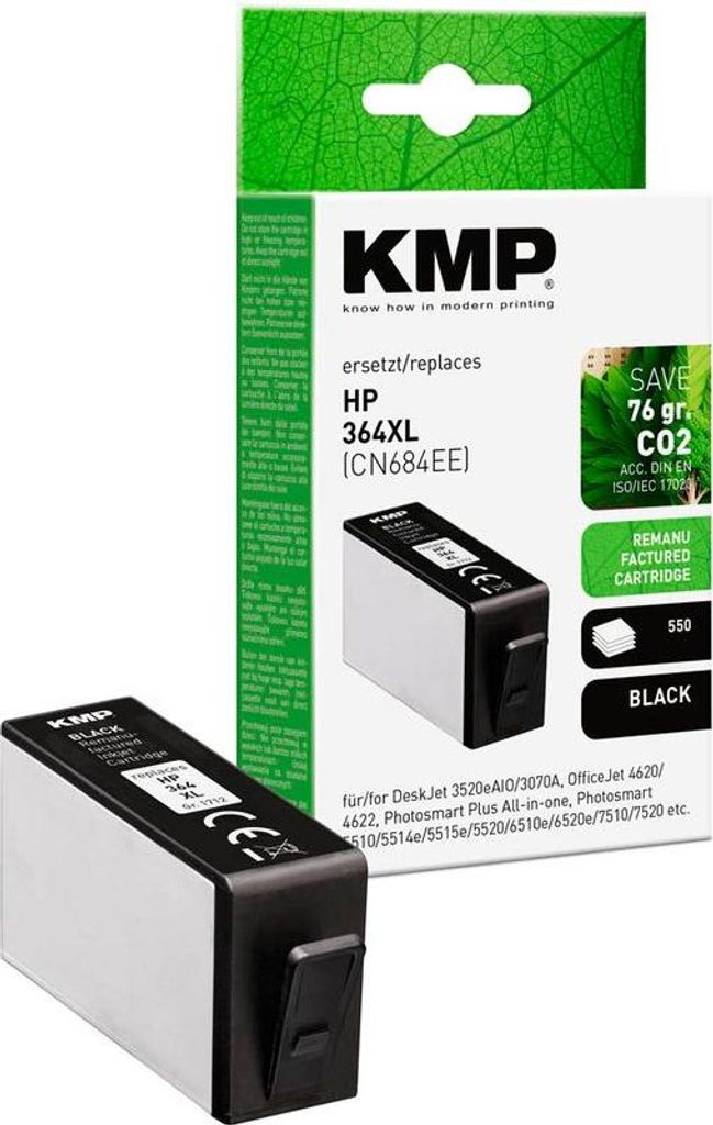 Cartuccia KMP nero compatibile con HP 364XL (CN684EE) Immagine del prodotto 