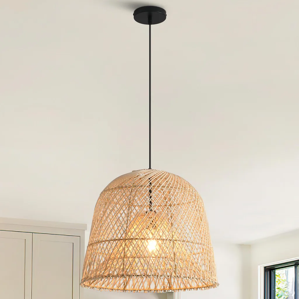 Luminaire rotin Parrot Uncle 38cm pour un éclairage d'ambiance zen