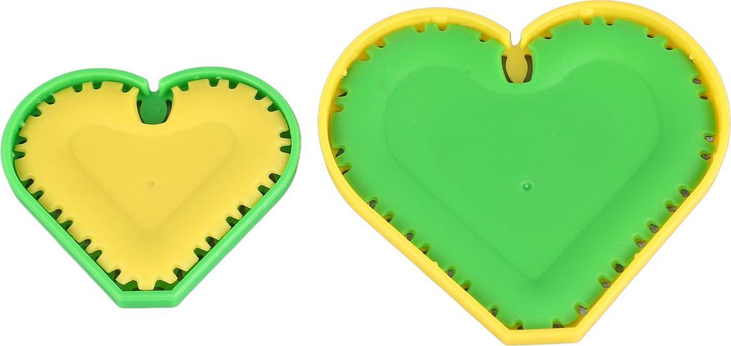 2pcs Blumenhersteller Set DIY -Handwerk einfaches Nähen schnell Kanzashi -Platten für herzförmige Blumen