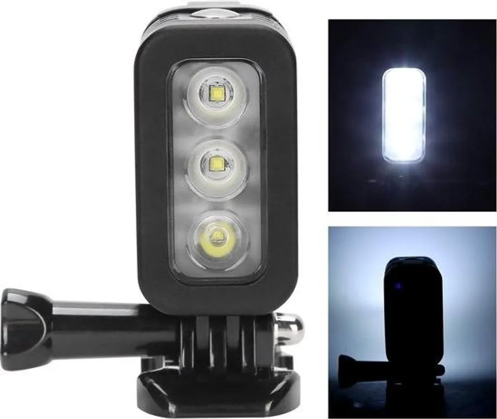 Lampe de plongée LED sous-marine à intensité variable pour Action Cam - 6