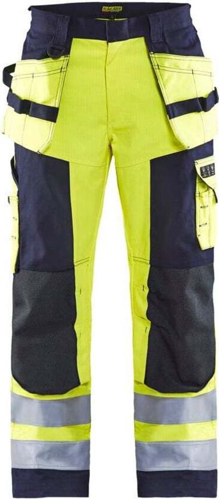 Blakläder Multinorm Handwerker Bundhose 1579 1514 in gelb/marineblau, Größe:54