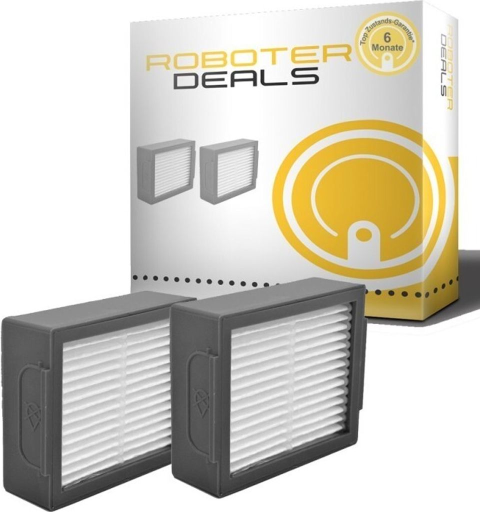 Feinstaubfilter, Ersatzfilter (2 Stück) für iRobot Roomba Combo i5 u. i5 Plus