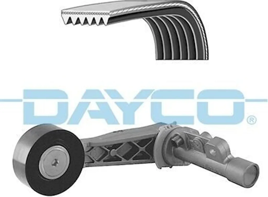 Kit courroie accessoire nervurée pour PEUGEOT 207 série DAYCO KPV222