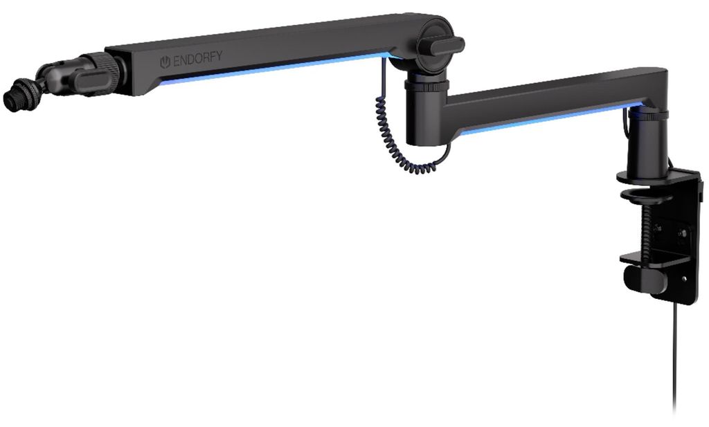 ENDORFY Arm Schreibtischfür Broadcast Low Profile RGB Boom Produktbild 