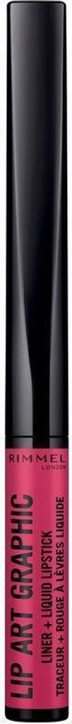 Rimmel London Lip Art Graphic Liner&Liquid Lipstick 110 Vibez