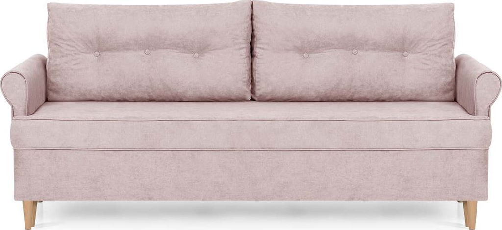 3-Sitzer-Sofa mit Schlaffunktion ELITE - Rosa