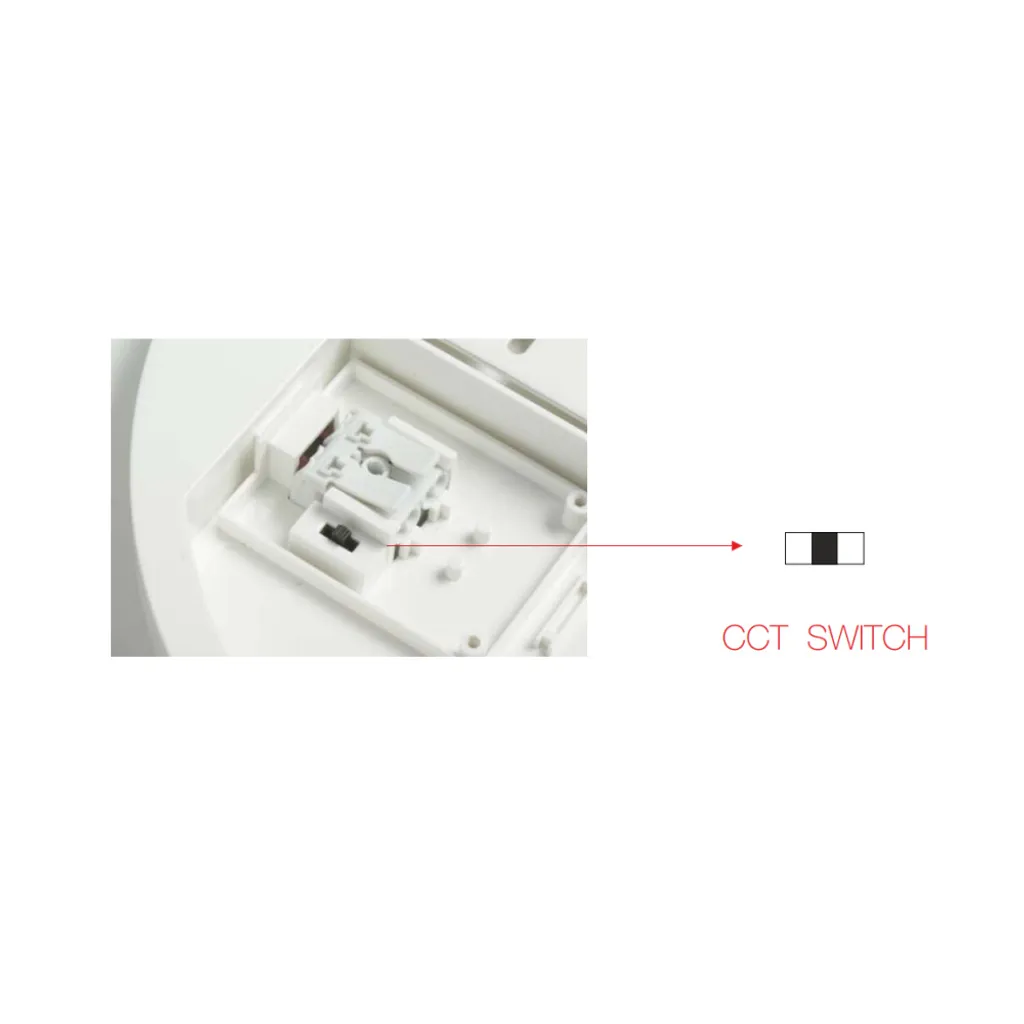 Plafoniera LED 25W Economica IP54 | Tre Luci in Una con CCT Switch - 2