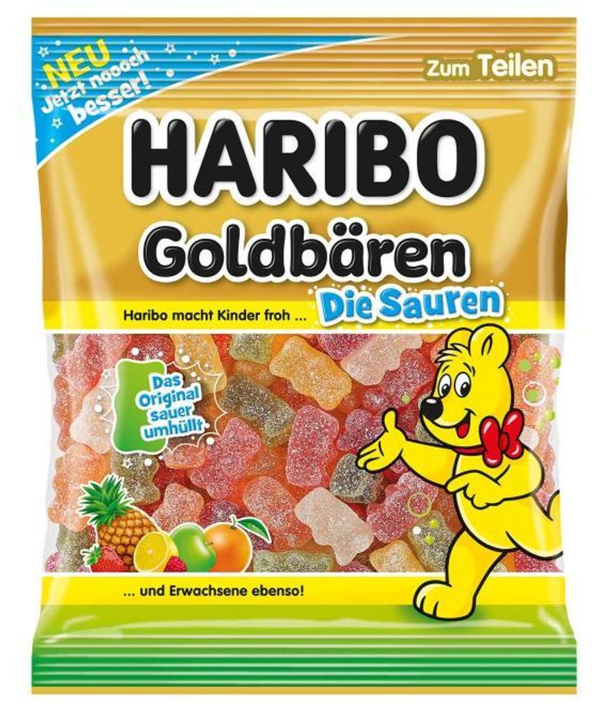 HARIBO 10056133 HARIBO Goldbären Die Sauren Fruchtgummi Image du produit 