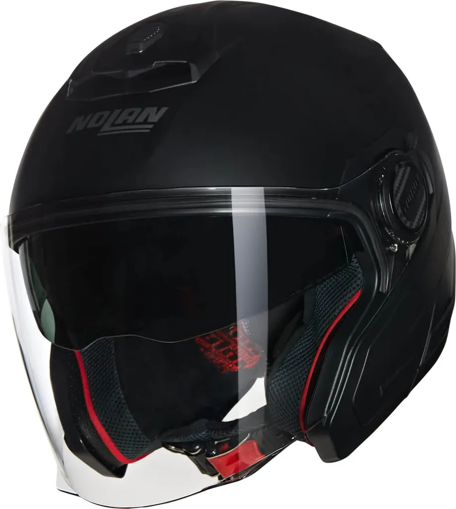 Casque Nolan N40-5 06 Classico N-Com noir mat avec visière large