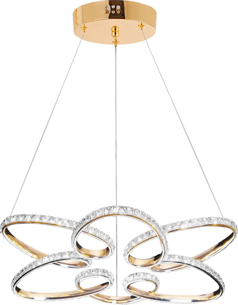Lampada tooLight G001-Cp Gold | Lampadario LED Design Moderno Oro