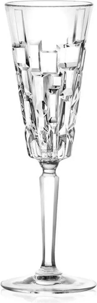 RCR Etna Calici Champagne 190ml Set 6 pz - Design Vulcanico Luxion