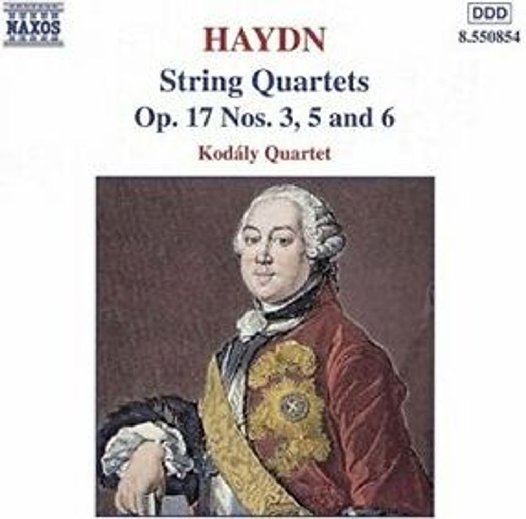 Kodaly Quartet: Streichquartett.op.17,Nr.3,5+6