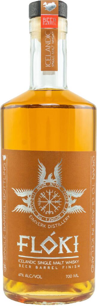 Flóki Icelandic Single Malt Whisky BEER BARREL Finish 47% Vol. 0,7l