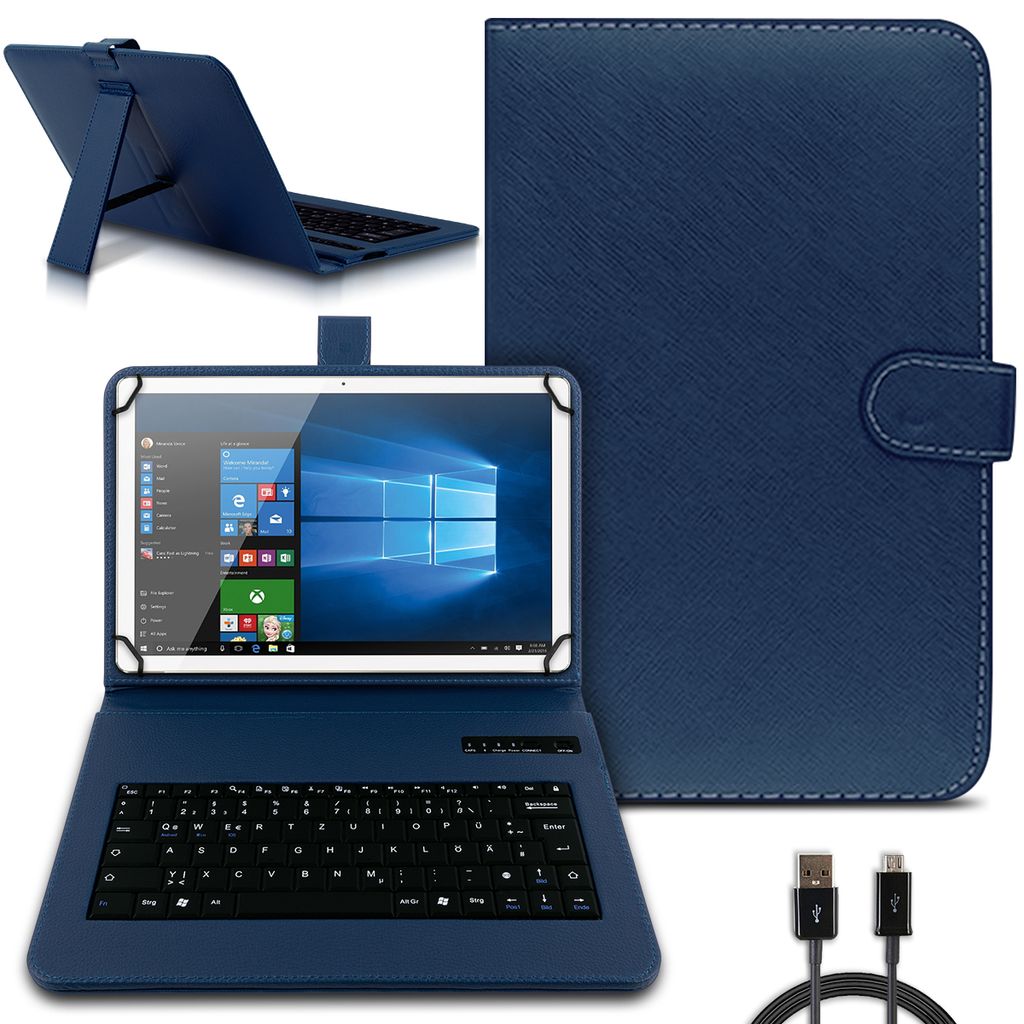 Hülle Bluetooth Tastatur für Xiaomi Redmi Pad 2 2025 Keyboard QWERTZ SchutzhülleFarben:Blau