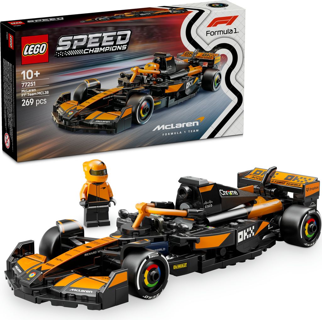 LEGO® Speed Champions 77251 Pretekárske auto MCL38 tímu Obrázok produktu 