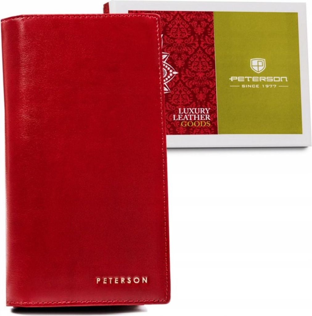 Peterson | Große Damenledergeldbörse mit Magnet - Peterson