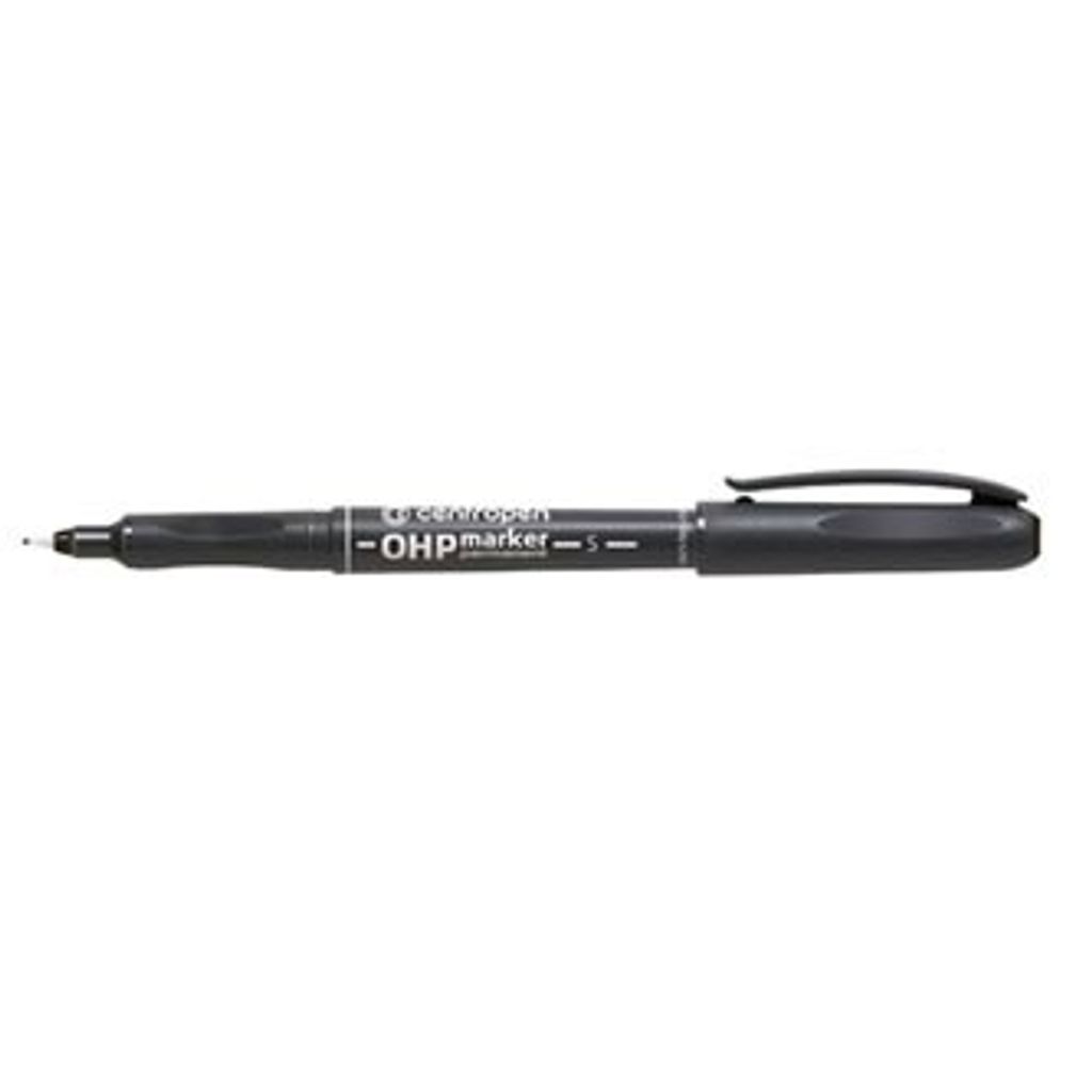 A black marker pen is shown against a white background.
