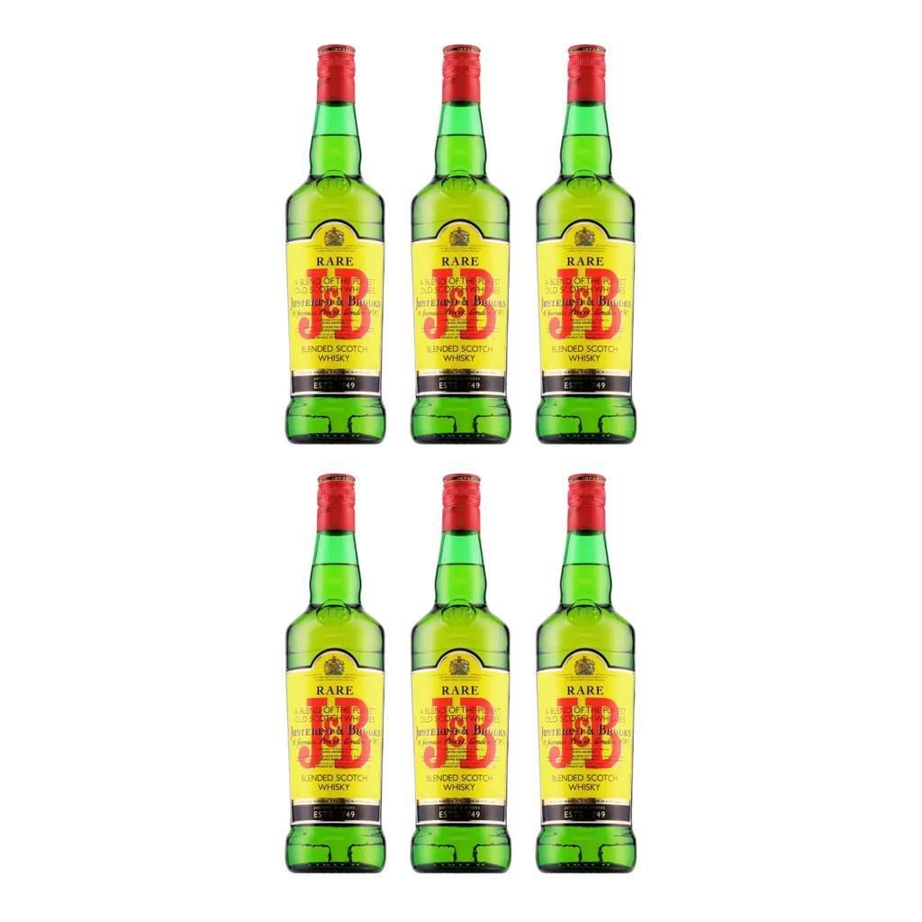 Justerini & Brooks J&B Rare Blended Scotch Whisky 6er Alkohol Set 0,7l – 40% Vol. Mild & Aromatisch, Speyside Whisky – Veredelter Schottischer ...