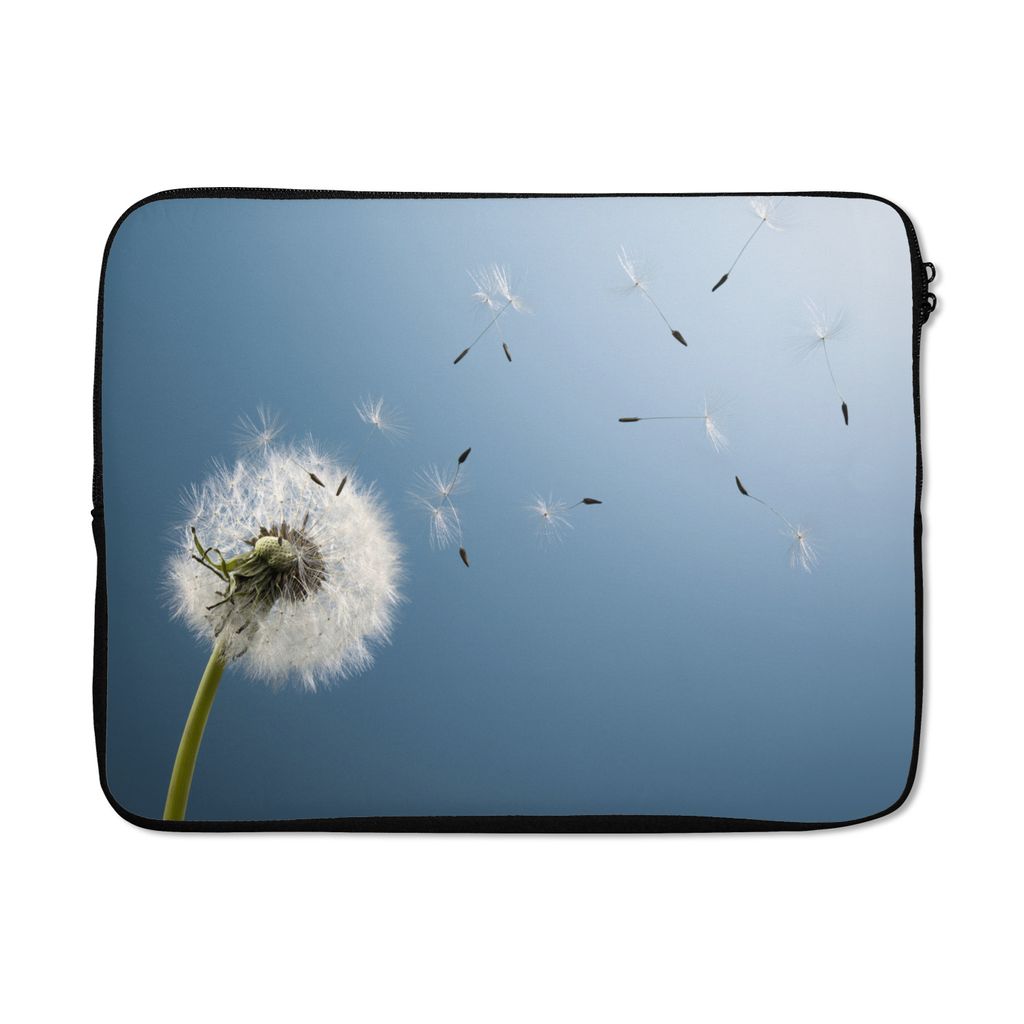 MuchoWow Laptop Hülle 15 Zoll Verwehte Löwenzahnsamen Laptoptasche - Laptoptasche - Sleeve - Rundum-Schutz