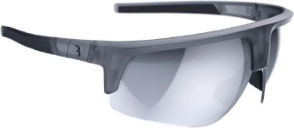 Lunettes de soleil de cyclisme BBB Comet MLC Argent - Protection Grise